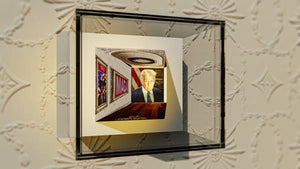 2025 Republic of Ghana 3D Illusion Trump Coin 1 oz .999 Silver - Captain’s Chest Bullion