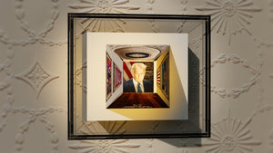 2025 Republic of Ghana 3D Illusion Trump Coin 1 oz .999 Silver - Captain’s Chest Bullion