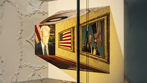 2025 Republic of Ghana 3D Illusion Trump Coin 1 oz .999 Silver - Captain’s Chest Bullion