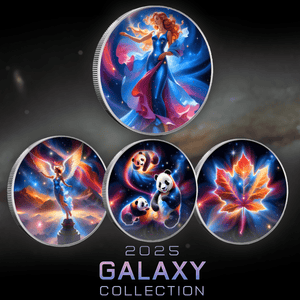 2025 Silver Eagle Galaxy Series Colorized 1oz .999 Silver Coin - Captain’s Chest Bullion