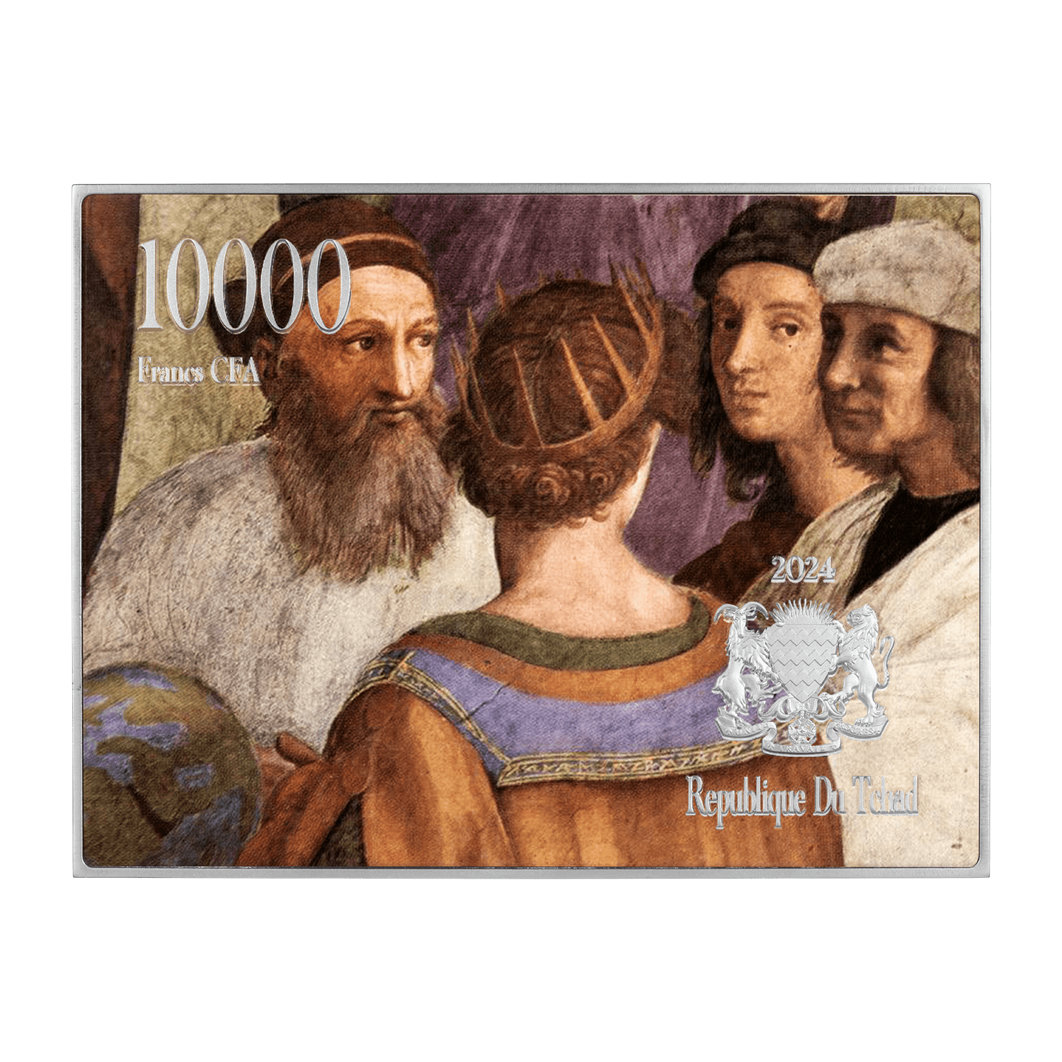 2025 The School of Athens by Raphael 2.5 oz .999 Silver Coin + Cu - Captain’s Chest Bullion