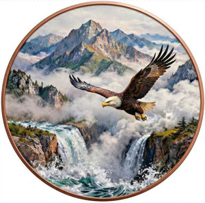 2026 Bald Eagle High Relief Colorized 5oz AVDP .999 Fine Copper - Captain’s Chest Bullion