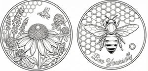 2026 Bee Yourself Silver & Gold Gilded 1oz ADVP .999 Fine Copper Core Collectible Medal - Captain’s Chest Bullion