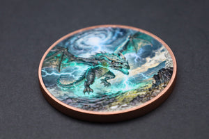 2026 Dragon Flight 5oz .999 Fine Copper in Capsule - Captain’s Chest Bullion