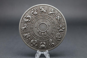 2026 Image Improvement Year of the War Horse 10oz Large Diameter .999 Copper with Antique Silver Finish - Captain’s Chest Bullion