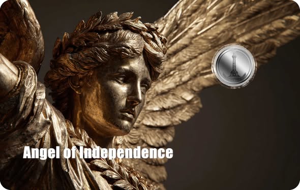 2026 Liberia Angel of Independence 1/1000 oz .999 Palladium Coin in Card - Captain’s Chest Bullion