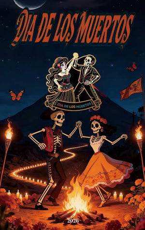 2026 Liberia Dia De los Muertos Bailando Shaped 1/1000 oz .9999 Gold Coin in Card - Captain’s Chest Bullion