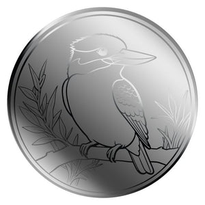 2026 Liberia Kookaburra 1/1000 oz .999 Platinum Coin in Card - Captain’s Chest Bullion