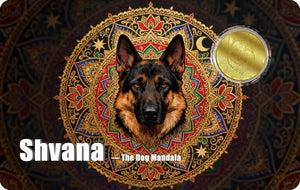 2026 Liberia Mandala The Dog 1/200 oz .9999 Gold Coin in Card - Captain’s Chest Bullion