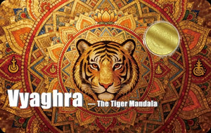 2026 Liberia Mandala The Tiger 1/200 oz .9999 Gold Coin in Card - Captain’s Chest Bullion