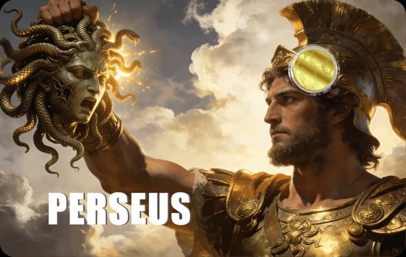 2026 Liberia Perseus 1/1000 oz .9999 Gold Coin in Card - Captain’s Chest Bullion