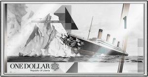 2026 Liberia RMS Titanic 1/10 oz .999 Silver Note - Captain’s Chest Bullion