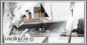 2026 Liberia RMS Titanic 1/10 oz .999 Silver Note - Captain’s Chest Bullion