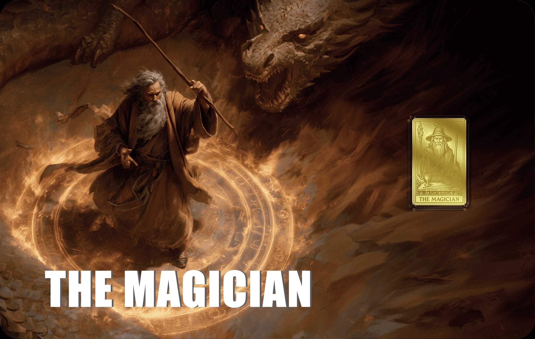 2026 Liberia The Magician 1/1000 oz .9999 Gold Coin in Card - Captain’s Chest Bullion