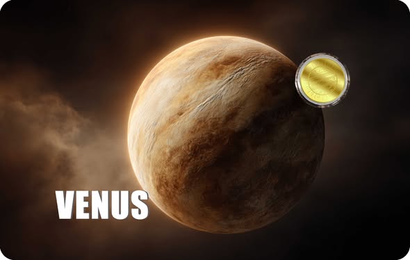 2026 Liberia Venus 1/1000 oz .9999 Gold Coin in Card - Captain’s Chest Bullion