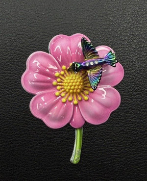 2026 Nature’s Brass Pollinators & Flowers 6 grams .999 Colorized Silver - Captain’s Chest Bullion