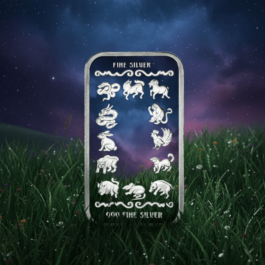 2026 Pamp Year of the Horse "Native Spirit" 1oz .999 Silver Bar - Captain’s Chest Bullion