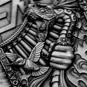 2026 Samoa Huitzilopochtli's Macuahuitl 2 oz Pure Silver Coin - Captain’s Chest Bullion