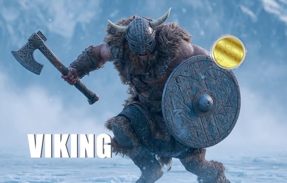 2026 Viking 1/1000 oz .9999 Gold Coin in Card - Captain’s Chest Bullion