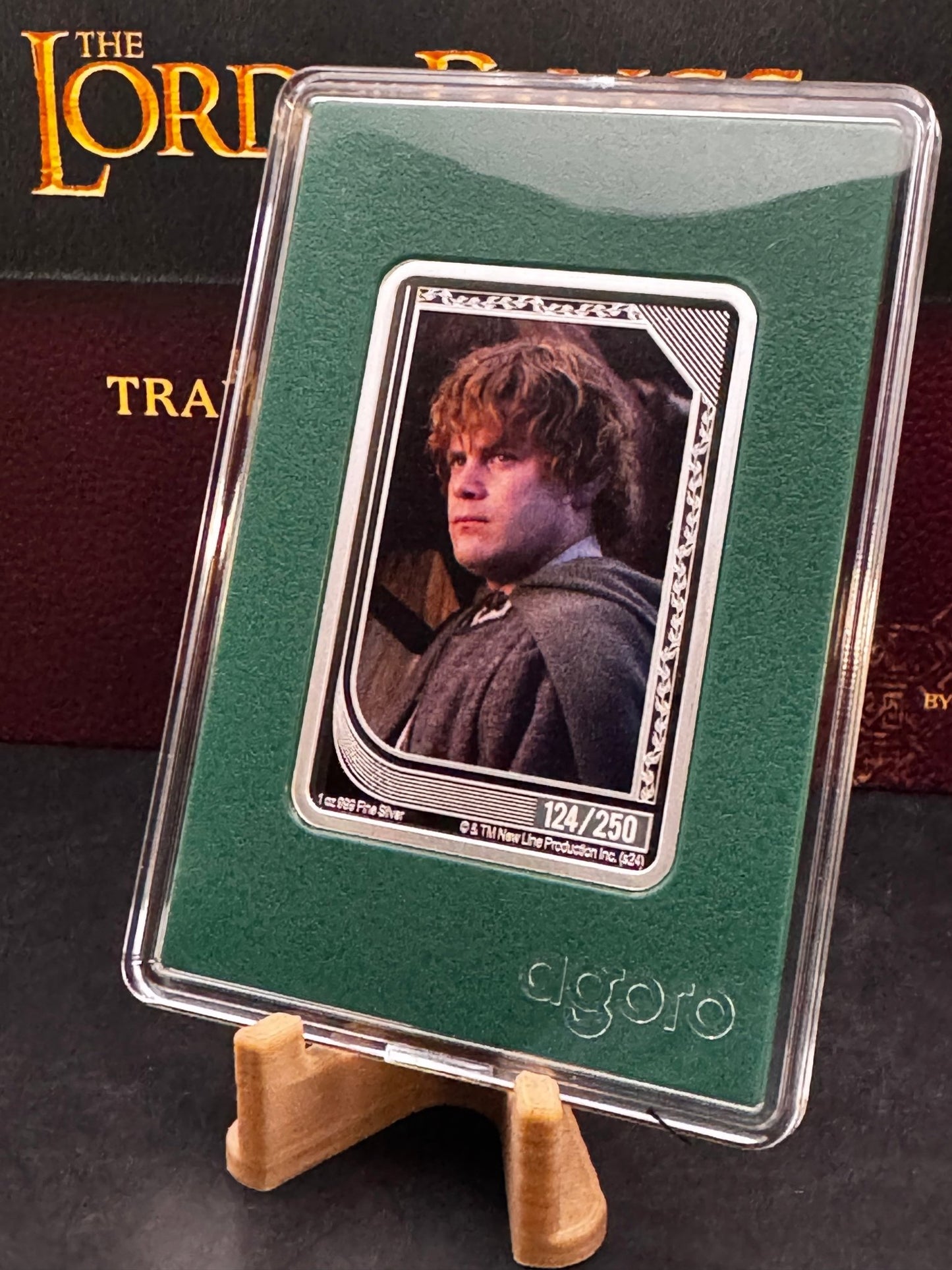 Agoro Mint Trading The Lord of the Rings 1oz .999 Silver Coin Samwise 124/250