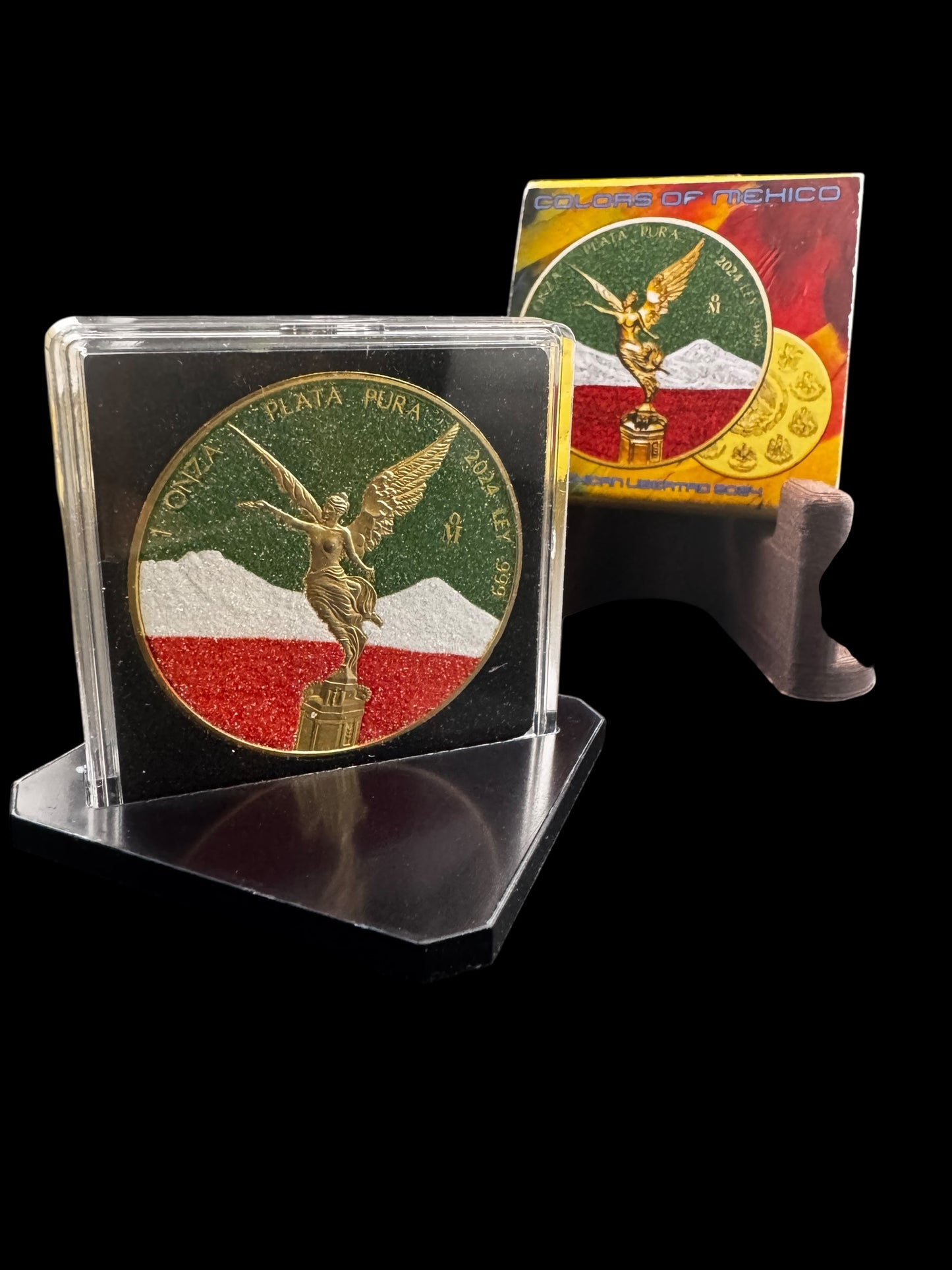2024 Mexico Libertad Colors of Mexico Diamond Dust Edition 1 oz Silver Coin