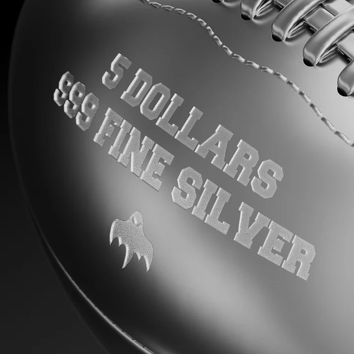 2026 Niue 3d American Football 2oz .999 Silver Coin