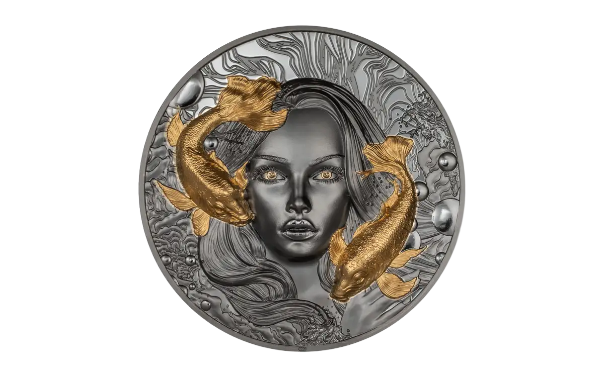 2024 Palau 2oz Silver $10 Goddess of Water Black Proof NGC PF70 First Release