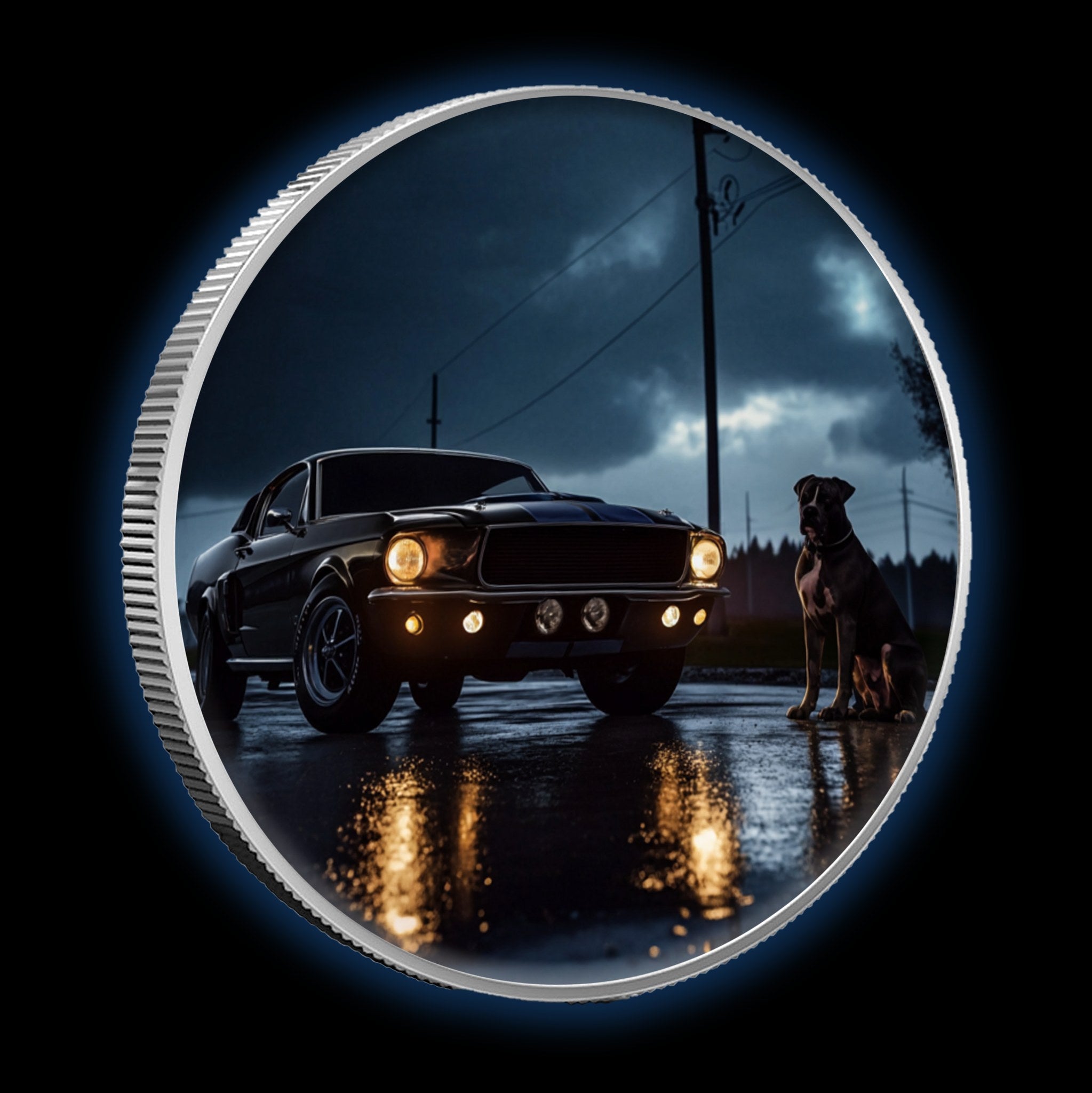 2025 Silver Eagle Baba Yaga Edition 1oz .999 Silver Coin Colorized