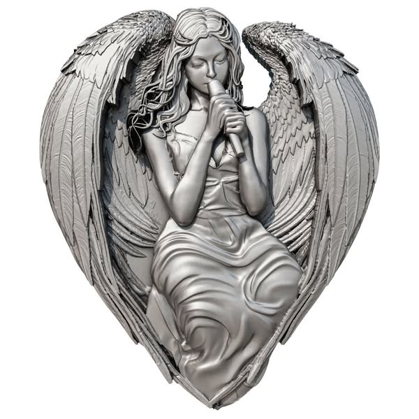 2025 Cameroon Sounds of an Angel 2 oz .999 Silver Coin