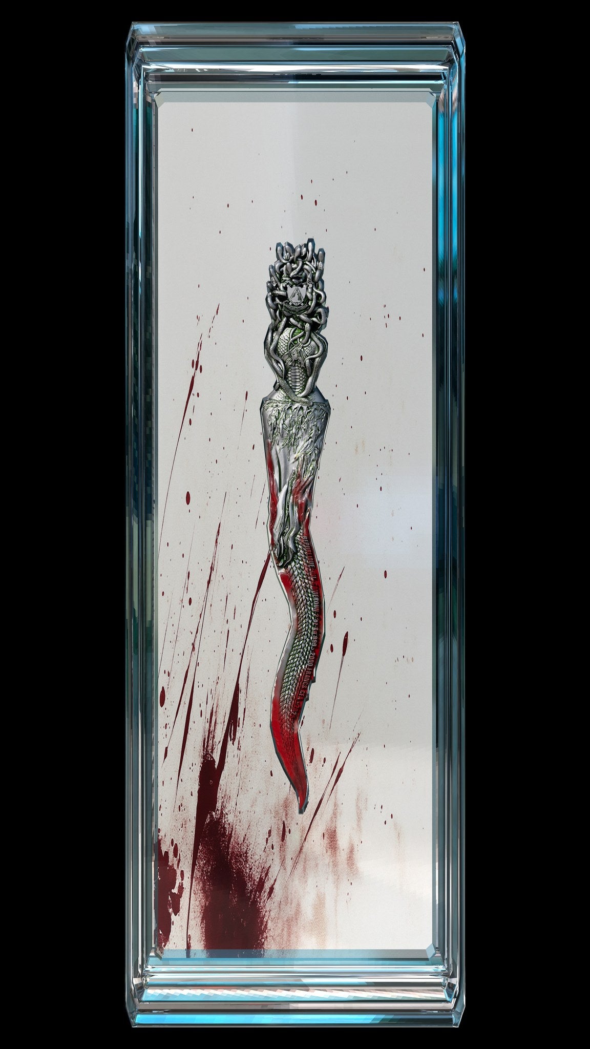 2025 Cameroon Antique Medusa Dagger 2 oz .999 Silver Coin