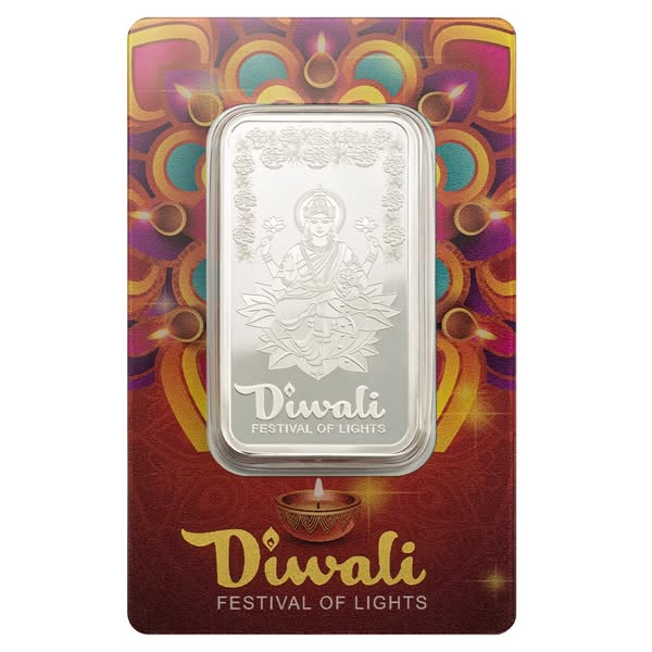 2025 Pamp Diwali Lakshmi & Rangoli 1oz .999 Silver in Assay