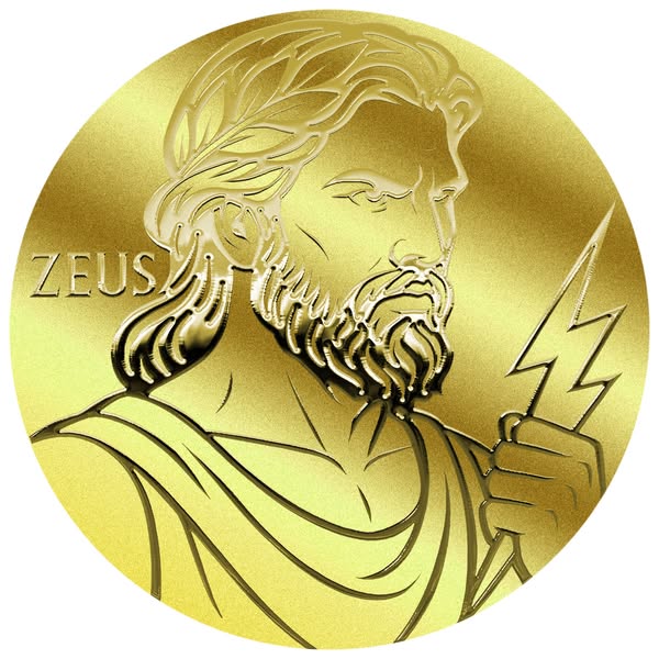 2025 Niue Zeus 1/1000 oz .9999 Gold Coin in Card
