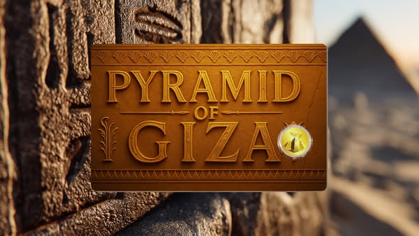 2025 Niue Pyramid of Giza 1/1000 oz .9999 Gold Coin in Card