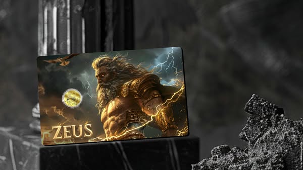 2025 Niue Zeus 1/1000 oz .9999 Gold Coin in Card