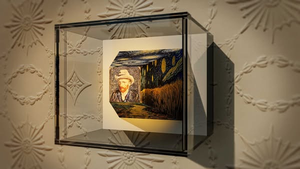 2025 Republic of Ghana 3D Illusion Starry Night Coin 1 oz .999 Silver