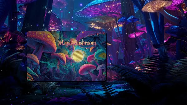 2026 Liberia Magic Mushroom 1/1000 oz .9999 Gold Coin in Card