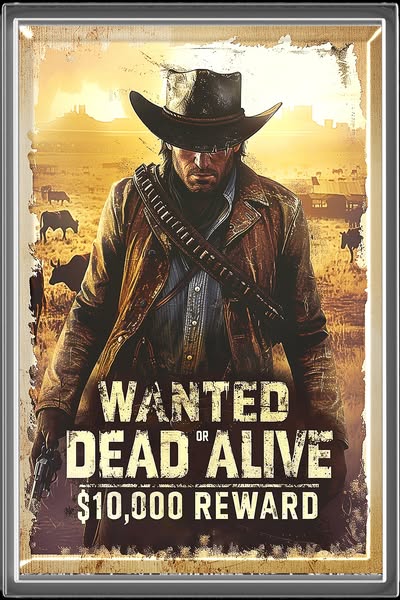 2026 Ghana Wanted Dead or Alive 5g .999 Silver Foil