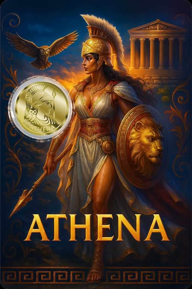 2026 Niue Athena 1/1000 oz .9999 Gold Coin in Card