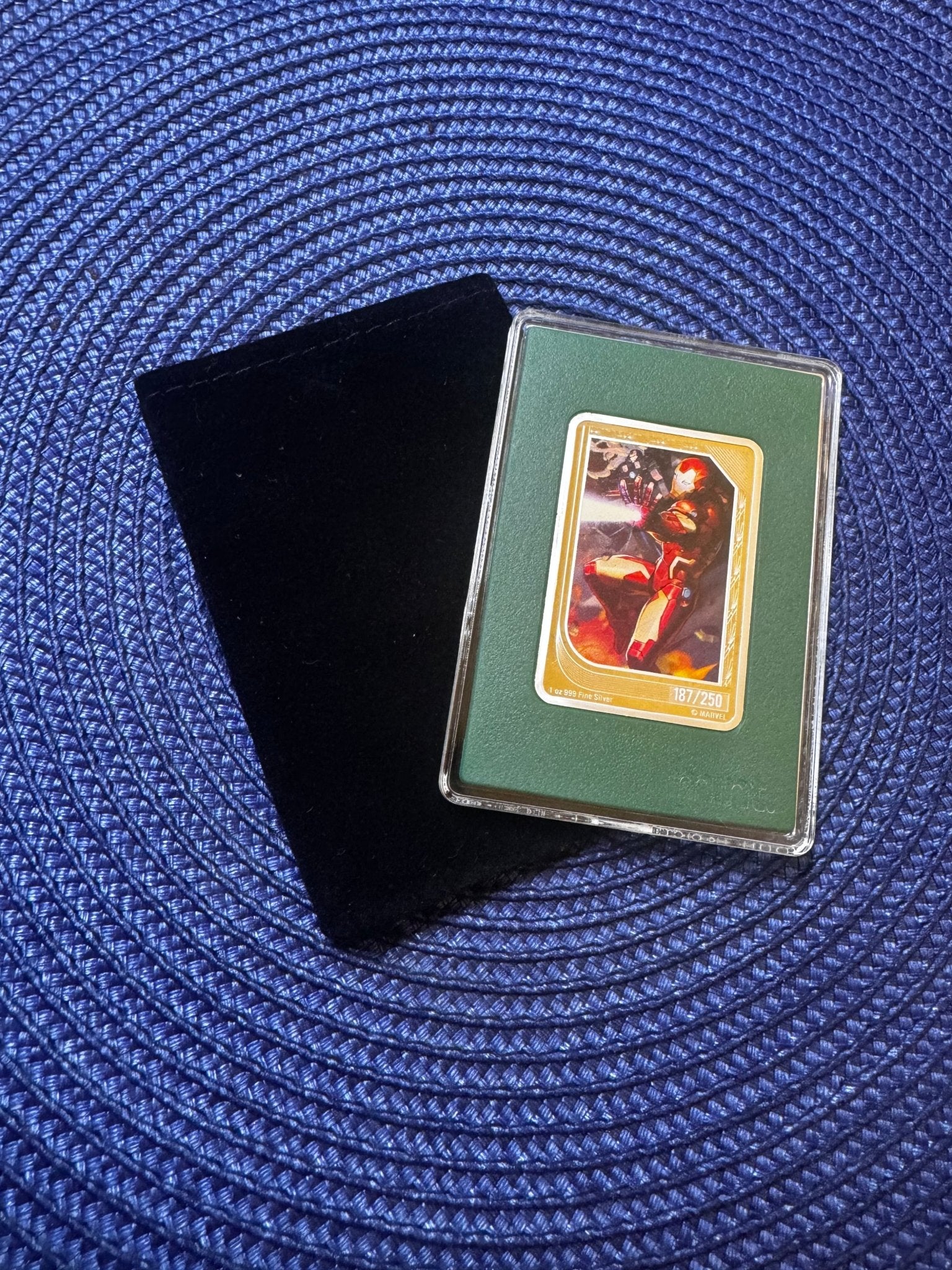 2023 Marvel Mint Trading Coin 2$ .999 Silver Ironman 187/250 Serial