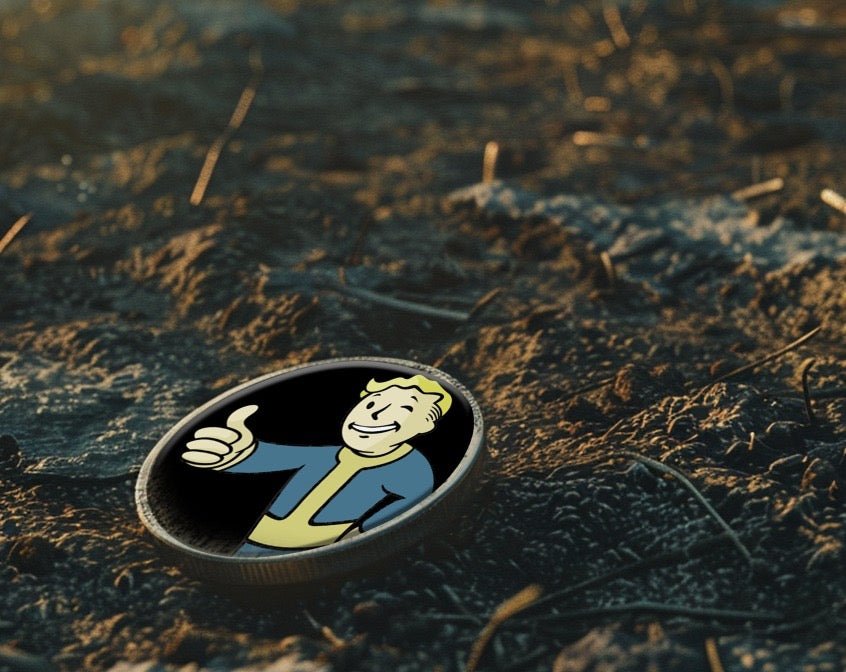 2024 Nuka-Cola Fallout Caps 1oz color .999 Silver Round