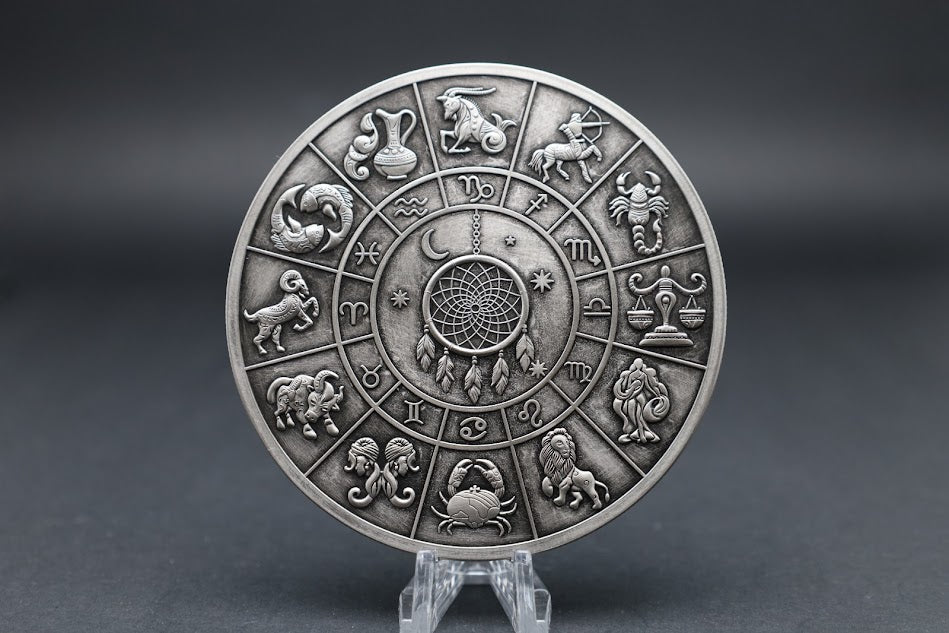 2026 Year of the War Horse 10oz Large Diameter .999 Copper with Antique Silver Finish