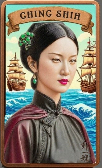 10oz .999 ADVP Copper Bullion Bar Pirate Captains "Ghing Shih"