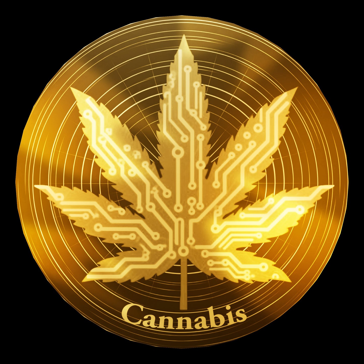 2026 Liberia Cannabis 1/1000 oz .9999 Gold Coin in Card