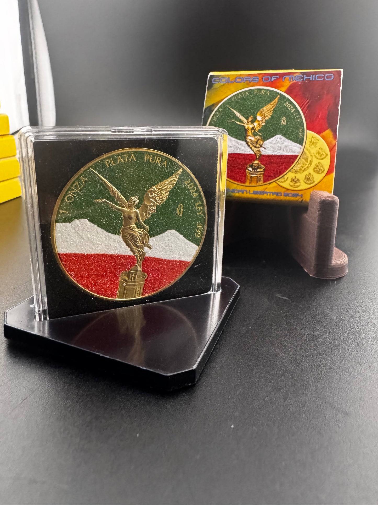 2024 Mexico Libertad Colors of Mexico Diamond Dust Edition 1 oz Silver Coin
