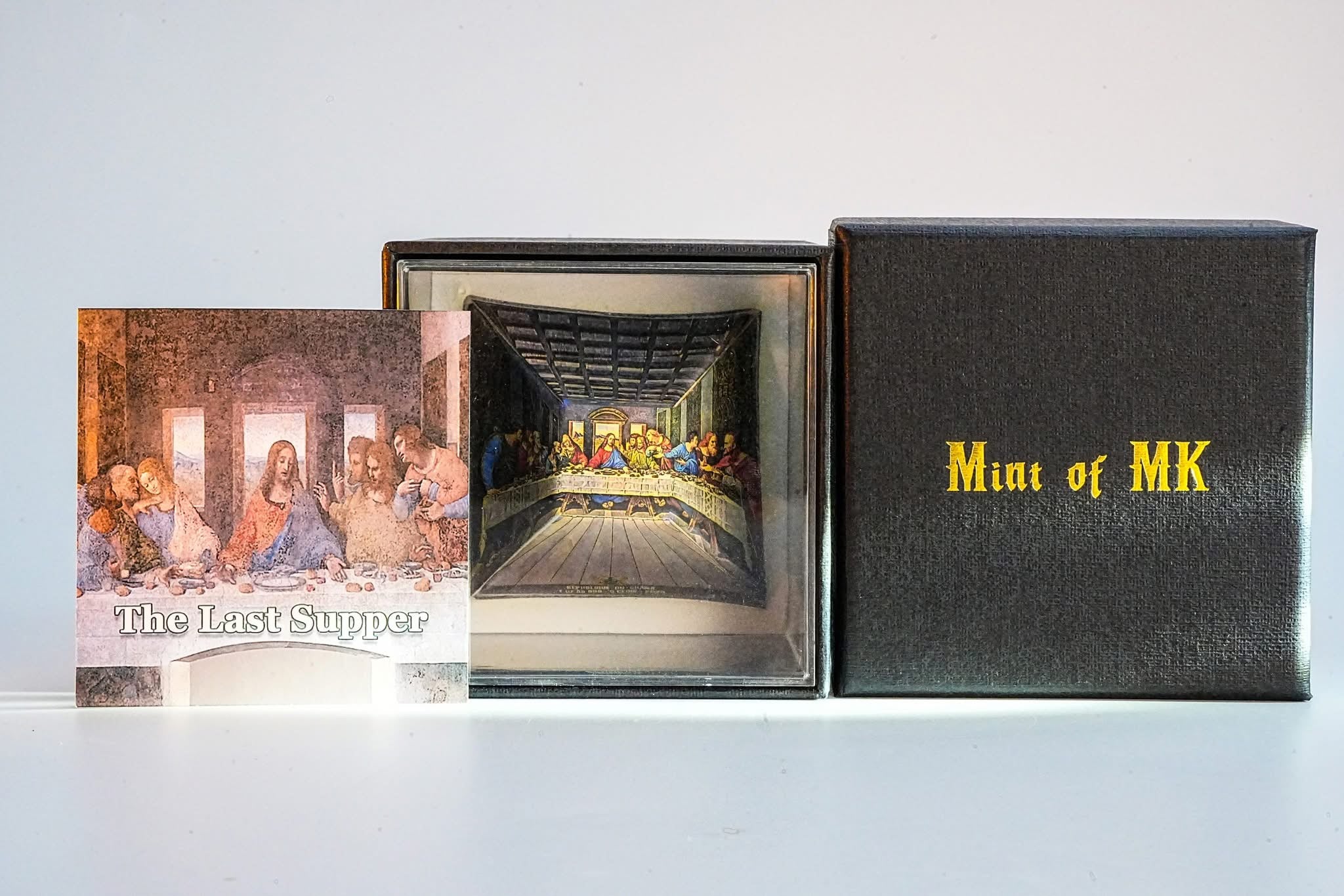 2025 Republic of Ghana 3D Illusion The Last Supper Coin 1 oz .999 Silver