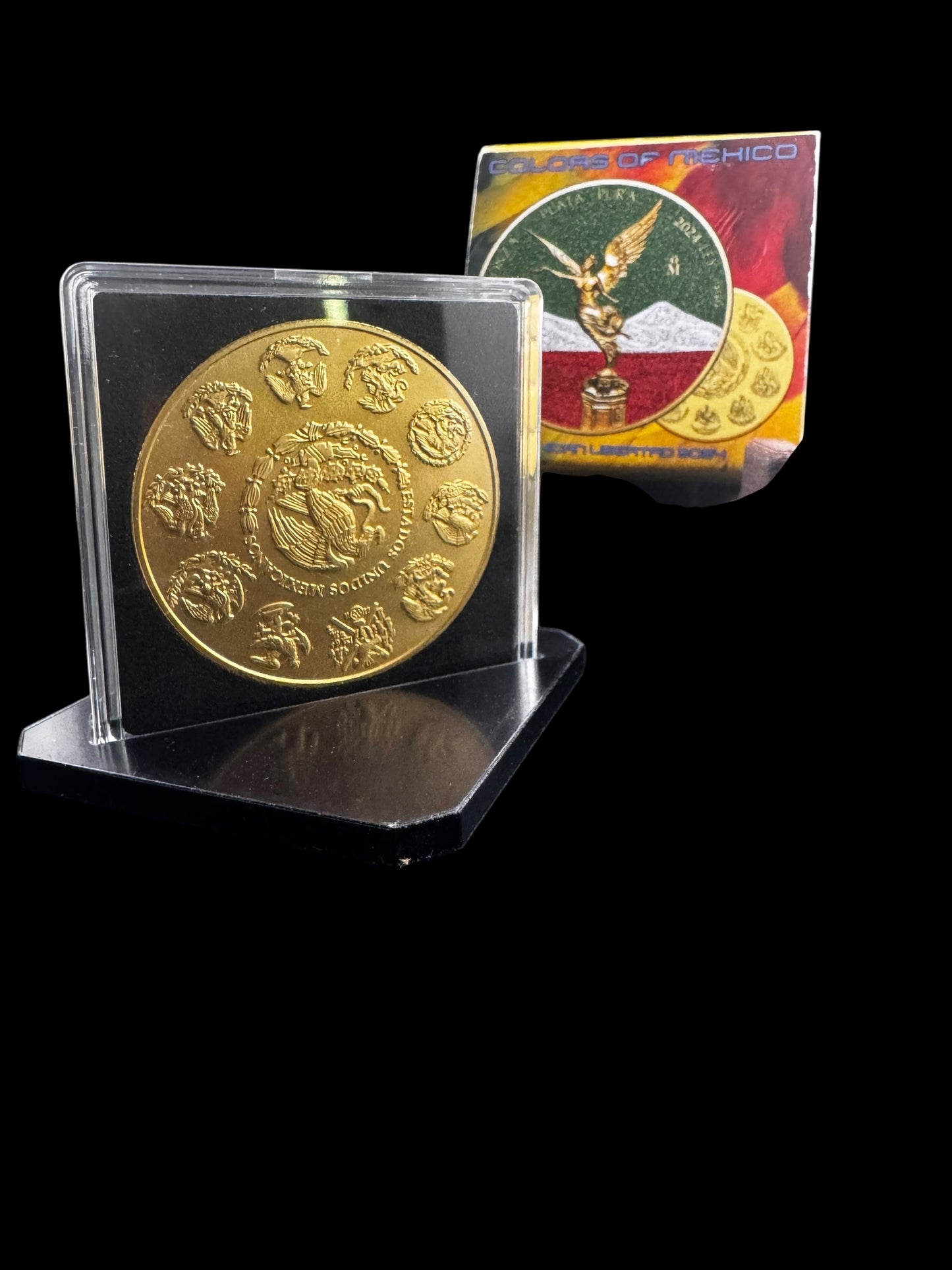 2024 Mexico Libertad Colors of Mexico Diamond Dust Edition 1 oz Silver Coin