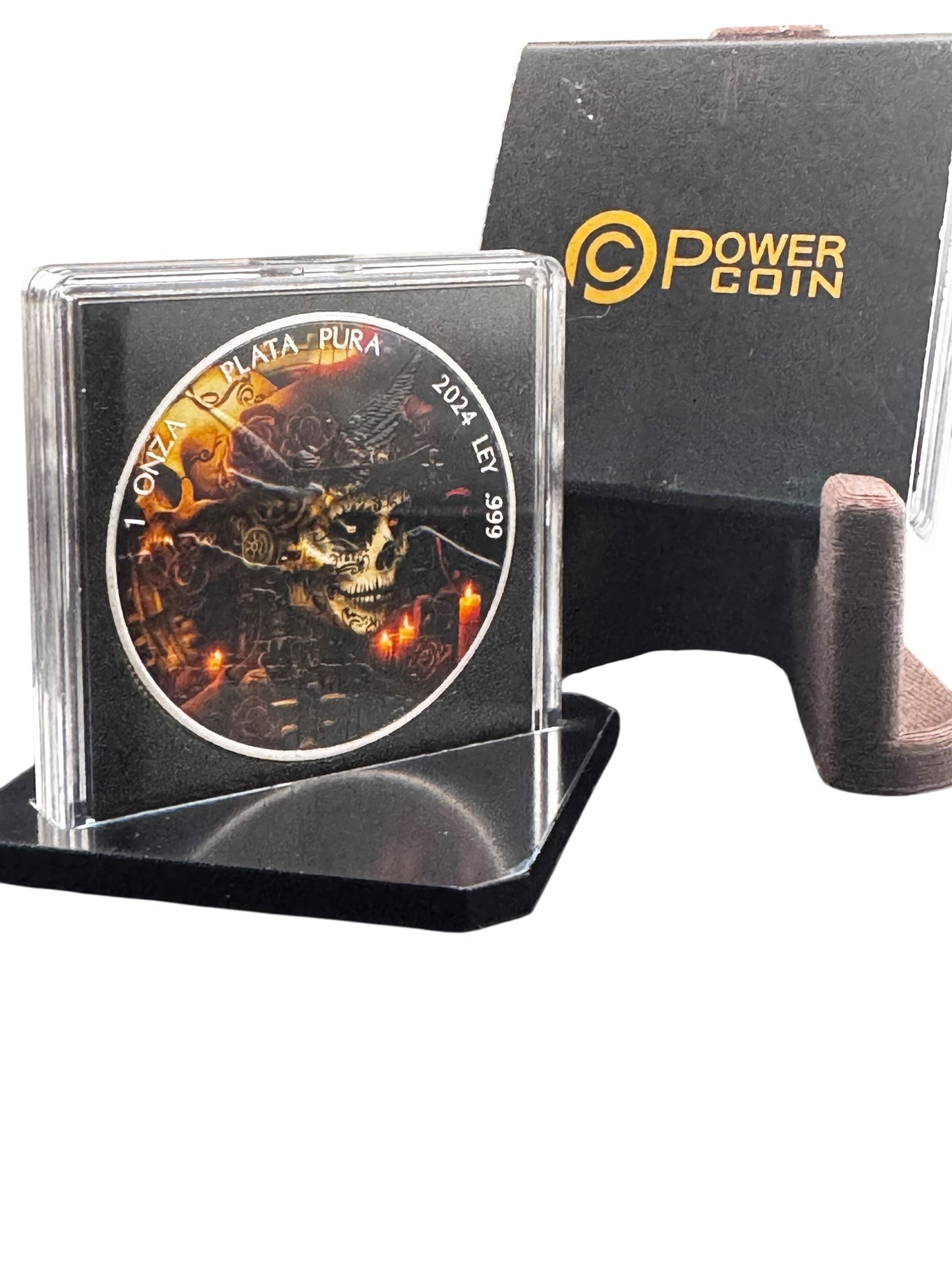 2024 Mexico Libertad Colorized Caballero De La Muerte Steampunk Edition 1oz .999 Silver Coin