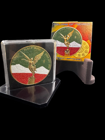 2024 Mexico Libertad Colors of Mexico Diamond Dust Edition 1 oz Silver Coin