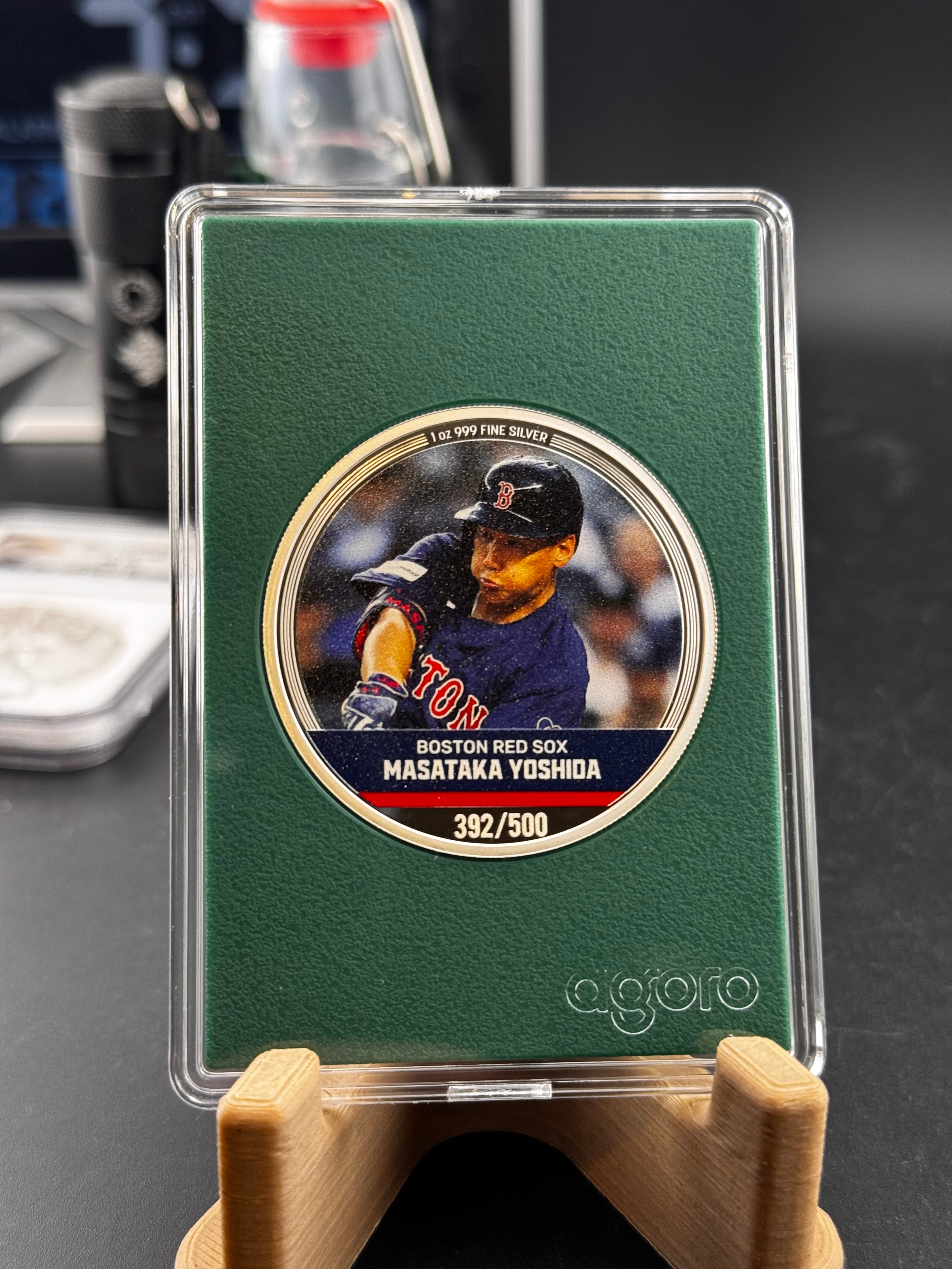 2024 Agoro Trading Coins MLB Masataka Yoshida 392/500 1oz Silver Coin