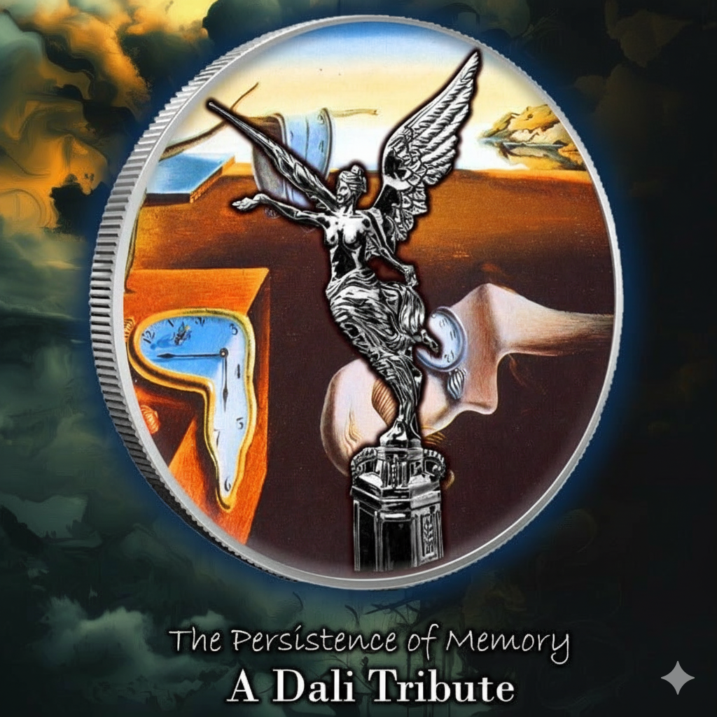 2024 Mexico Libertad 1oz .999 Silver Coin Dali The Persistence of Memory